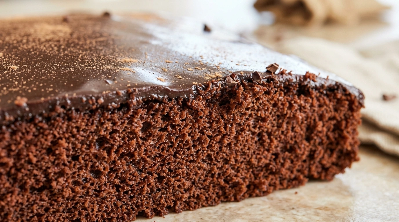 Saftig chokoladekage med appelsinsmag og appelsinskal